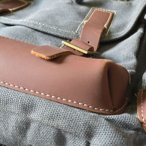 Uncharted 1 2 Drake Canvas Backpack Bag Figure Fits Laptop Sony Naughty Dog NEW - Picture 10 of 10